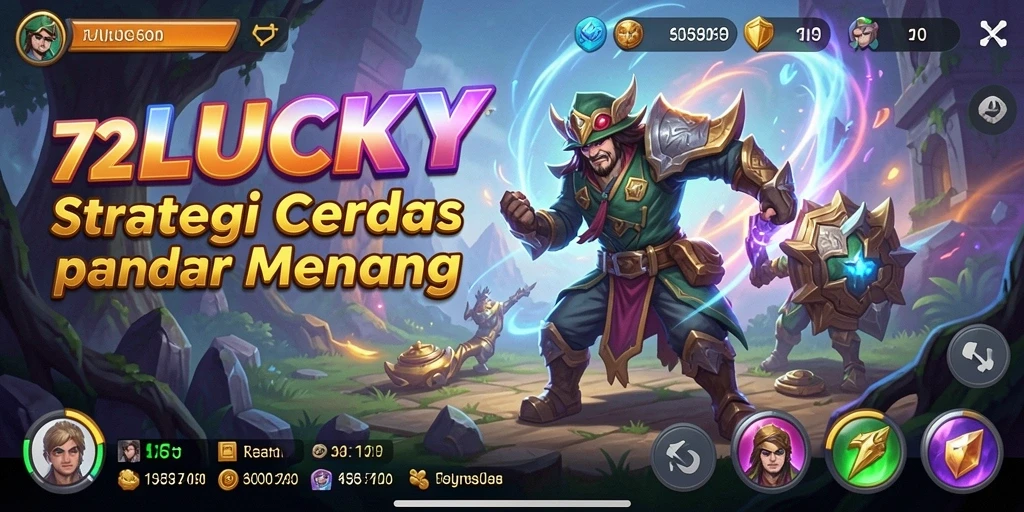 Screenshot gameplay 72LUCKY menunjukkan aksi strategis yang mendebarkan.