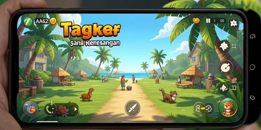 Tampilan gameplay AA62 yang seru dan menarik.