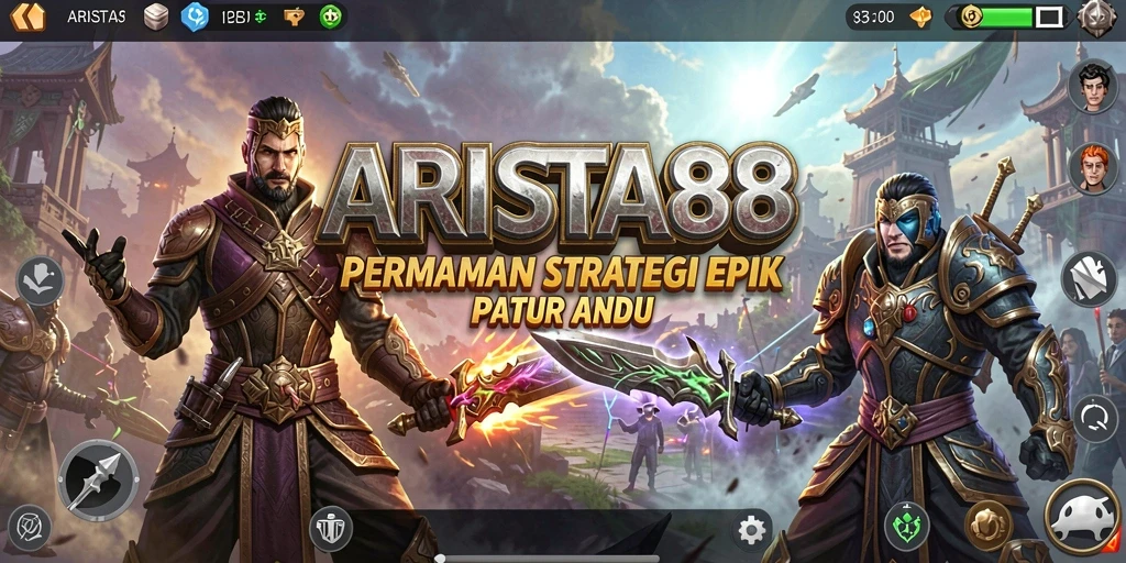 Tampilan gameplay ARISTA88 yang menegangkan dan menantang strategi.