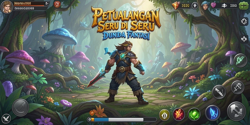 Tampilan utama gameplay AW8 dengan grafis luar biasa dan karakter yang menarik.