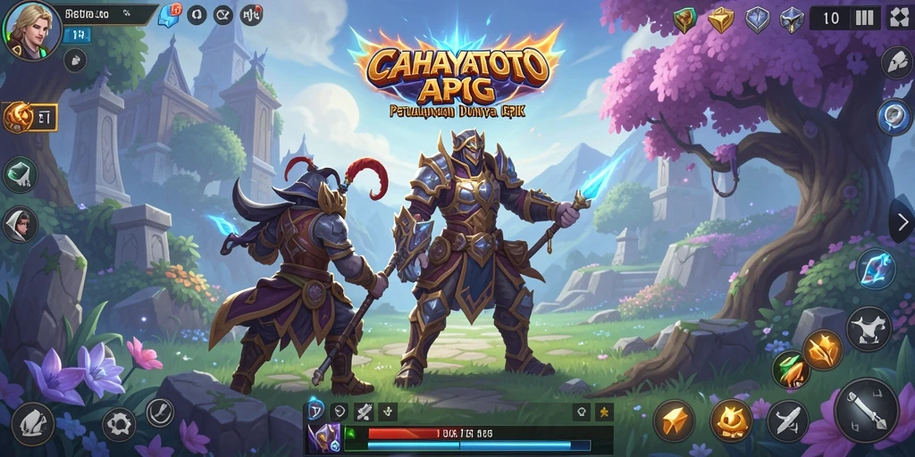 Screenshot gameplay ARPG CAHAYATOTO menampilkan aksi seru dan visual memukau.