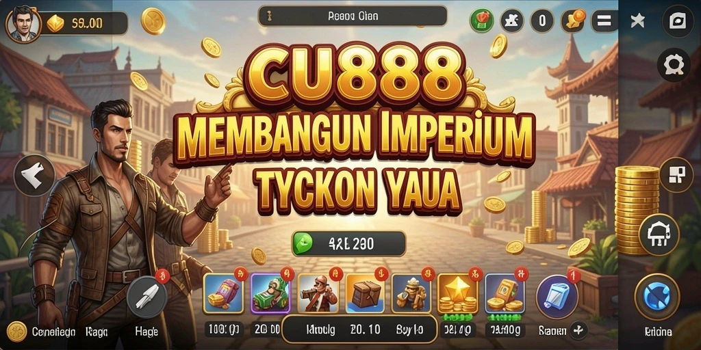 Screenshot CU888 menampilkan gameplay Tycoon yang seru dan mendebarkan.