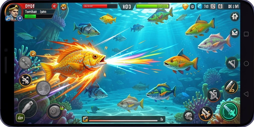 Tampilan gameplay DY01 yang menarik dan penuh warna.