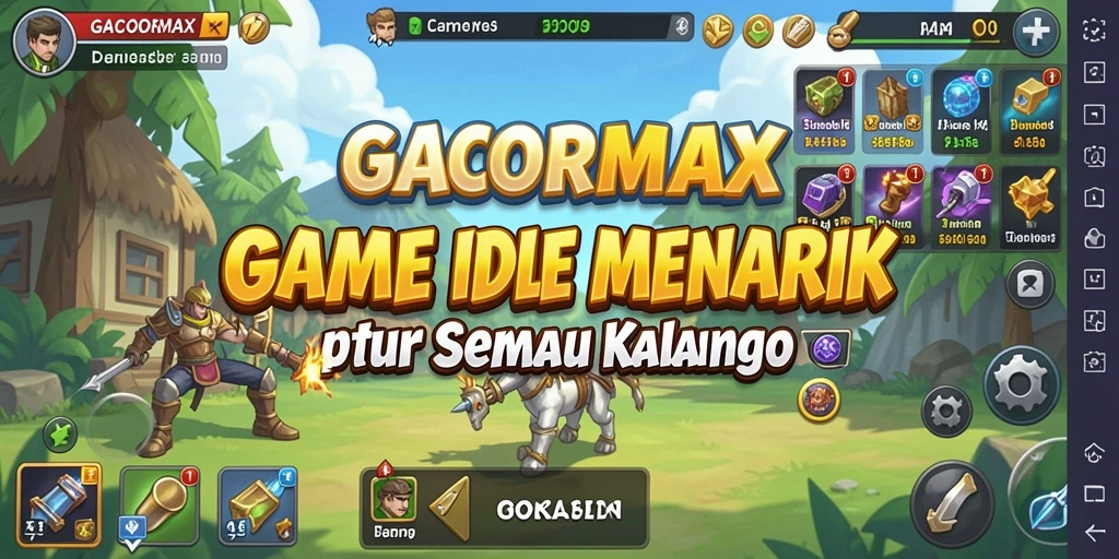 Screenshot GACORMAX menampilkan nuansa gameplay Idle yang seru.