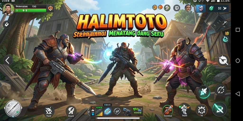 Gameplay HALIMTOTO yang menarik dengan strategi mendebarkan.