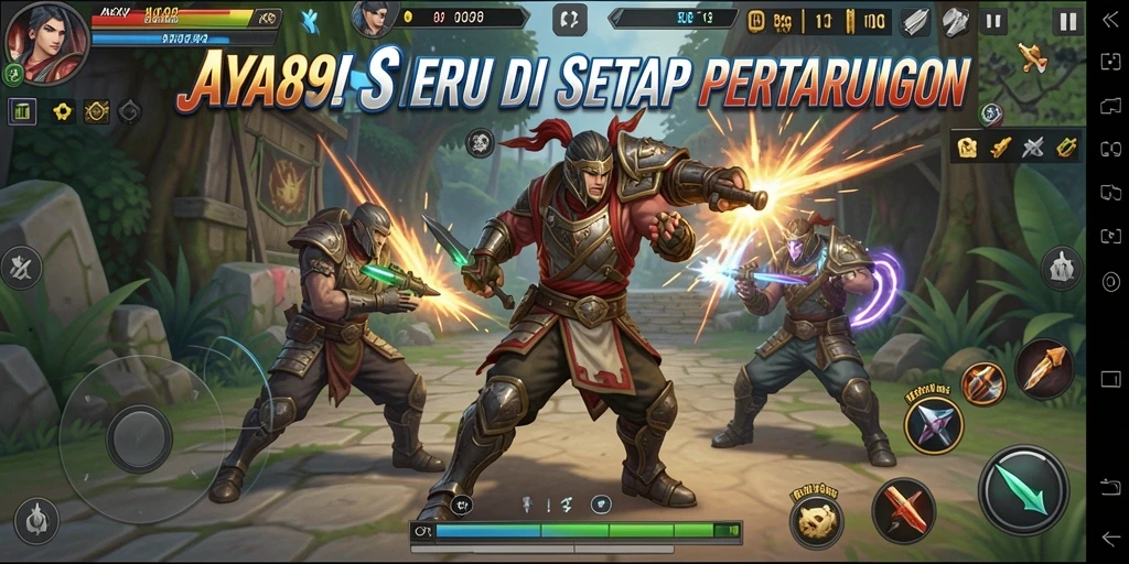 Gambaran gameplay seru JAYA89 dengan pertempuran mendebarkan.
