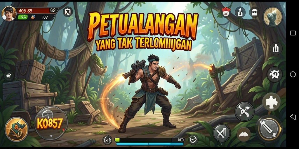 Gameplay petualangan yang mendebarkan dan penuh warna di KO857.