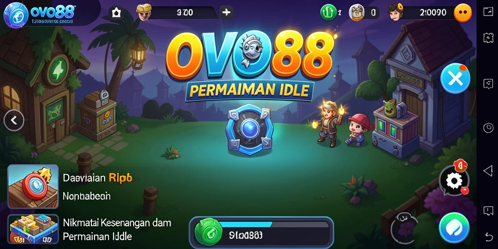 Tampilan gameplay OVO88 yang menarik dan dinamis dalam genre Idle.