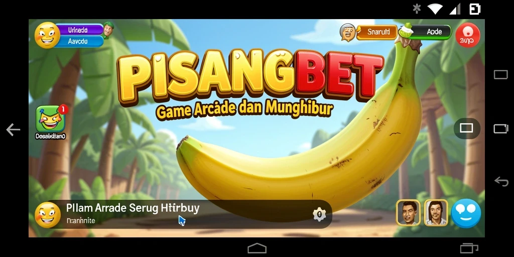 Screenshot gameplay seru PISANGBET menampilkan tantangan arcade.