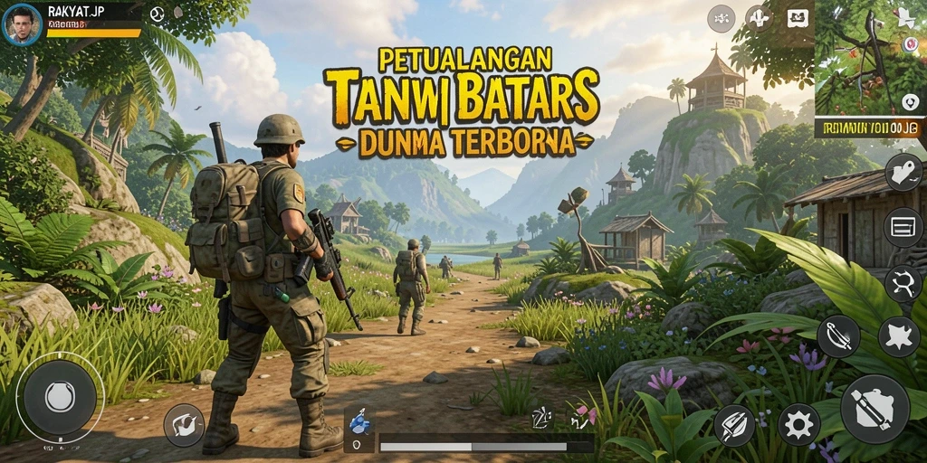 Gameplay RAKYATJP dengan eksplorasi dunia terbuka yang menakjubkan.