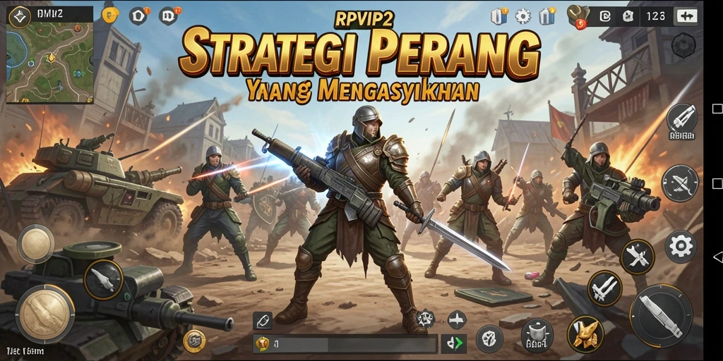 Tampilan gameplay RPVIP2 yang mendebarkan dan penuh strategi.