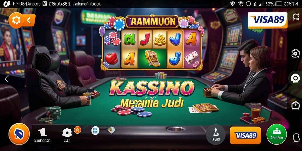 Tampilan screenshot game Kasino dari VISA89 menunjukkan keseruan bermain.