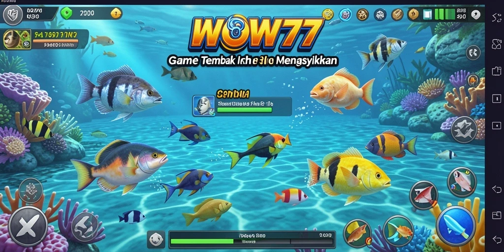 Gameplay seru WOW77 dengan aksi tembak ikan yang menarik.